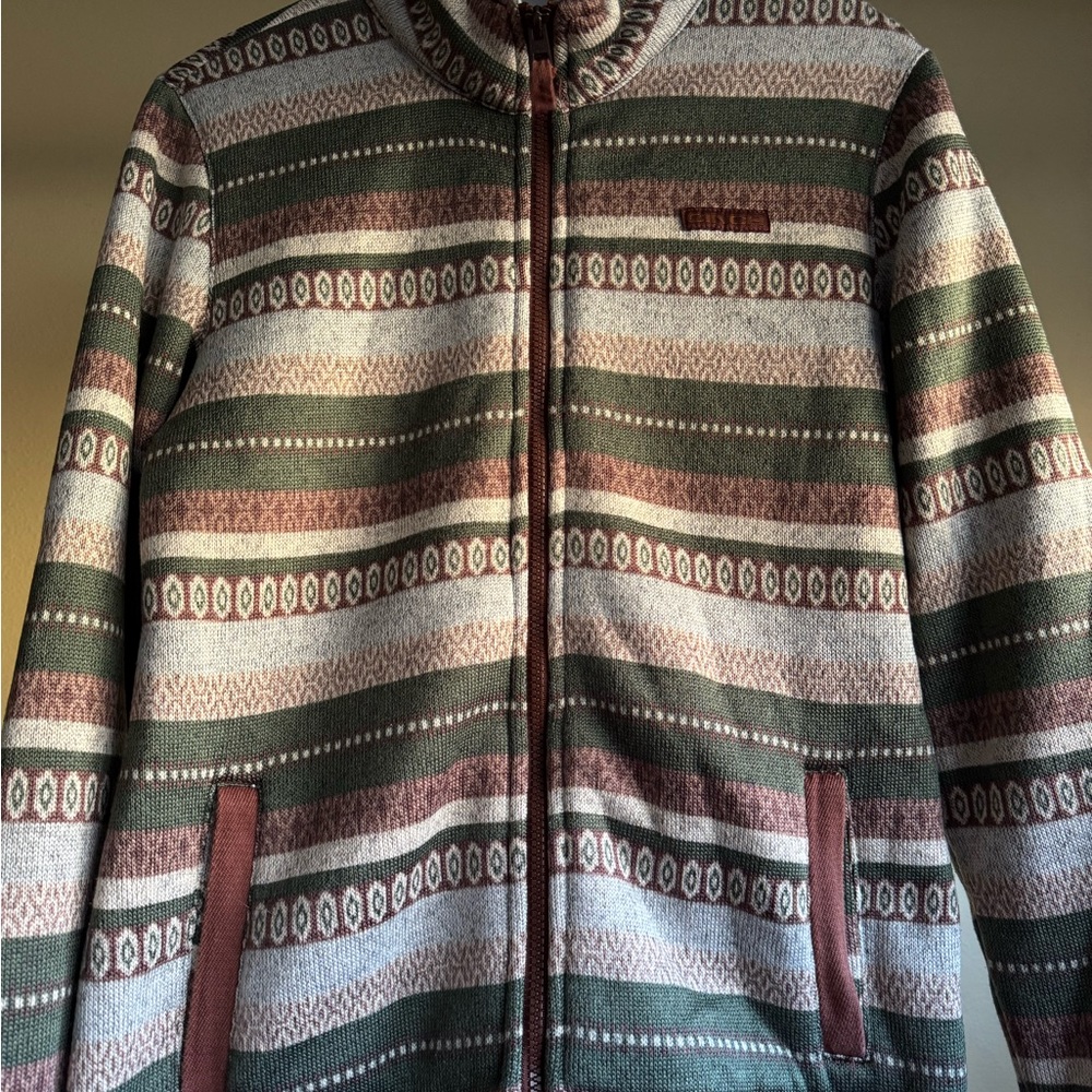 Cinch Women's Multicolor Zip-Up Sweater